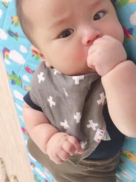 MOMOさん(キッズ・70cm)の夏コーディネート