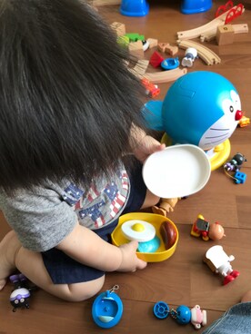 MOMOさん(キッズ・70cm)の春コーディネート