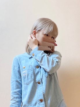 「LEE」｜「アイテム（シャツワンピース）」を使った、よんさん（レディース・153cm）の秋コーディネート