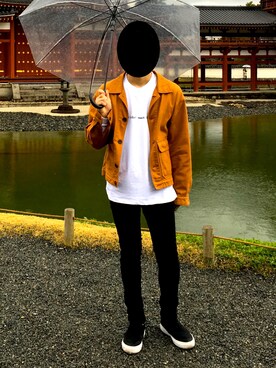 「SENSE OF PLACE by URBAN RESEAR」｜「アイテム（カバーオール）」を使った、シンさん（メンズ・170cm）の秋コーディネート