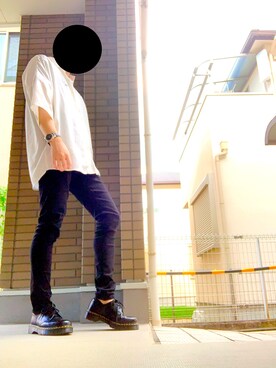 「リドム」｜「アイテム（アナログ腕時計）」を使った、シンさん（メンズ・170cm）の秋コーディネート