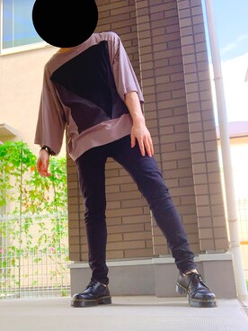 「リドム」｜「アイテム（アナログ腕時計）」を使った、シンさん（メンズ・170cm）の秋コーディネート