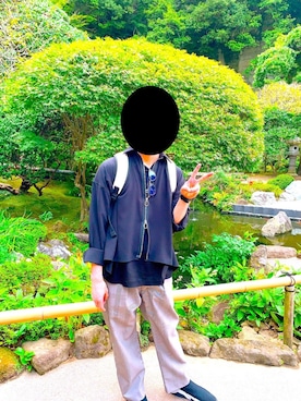 「リドム」｜「アイテム（アナログ腕時計）」を使った、シンさん（メンズ・170cm）の秋コーディネート