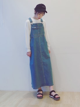 「TEVAサンダル」｜niboshiさん（レディース・164cm）の春コーディネート