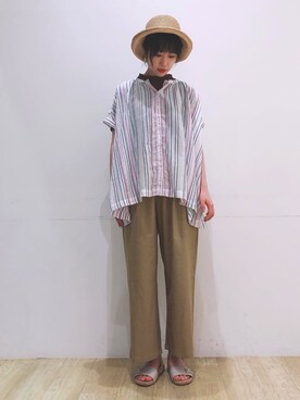 「Wordtrobe（ワードトローブ）のアイテム」を使った、niboshiさん（レディース・164cm）の春コーディネート