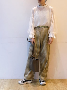 「Wordtrobe（ワードトローブ）のアイテム」を使った、niboshiさん（レディース・164cm）の夏コーディネート