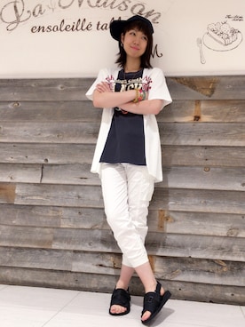 Risaさん（レディース・163cm）の夏コーディネート