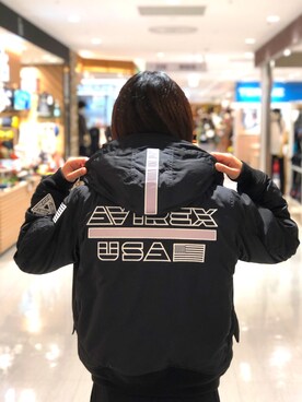 「新作」｜「アイテム（MA-1）」を使った、Risaさん（レディース・163cm）の夏コーディネート