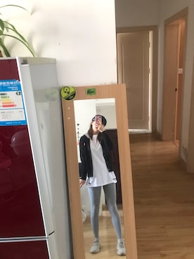 「Yeezy（イージー）のアイテム（その他シューズ）」を使った、coco喜欢吃肉さん（レディース・166cm）の春コーディネート