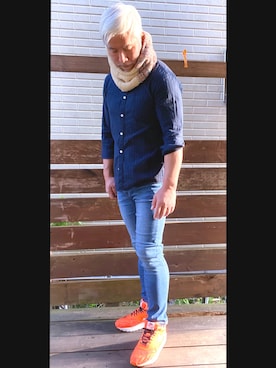 「アイテム（その他）」を使った、Hakan Ishiiさん（メンズ・167cm）の春コーディネート
