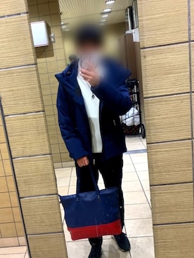 「Rename（リネーム）のアイテム（トートバッグ）」を使った、ちゅみろーどさん（メンズ・177cm）の春コーディネート