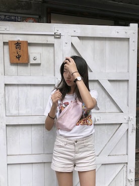 「DW（ディーダブリュー）のアイテム」を使った、Lizさん（レディース・160cm）の冬コーディネート