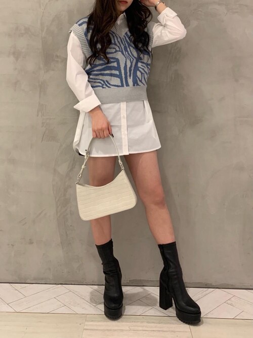 鬼盛れ厚底ショートブーツ SPIRALGIRL ショートブーツ mサイズ 靴
