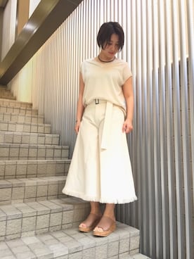 「le crabe rouge」｜T.yukikoさん（レディース・157cm）の春コーディネート