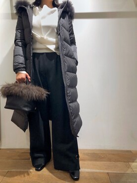 T.yukikoさん(レディース・157cm)の冬コーディネート