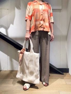 T.yukikoさん（レディース・157cm）の夏コーディネート