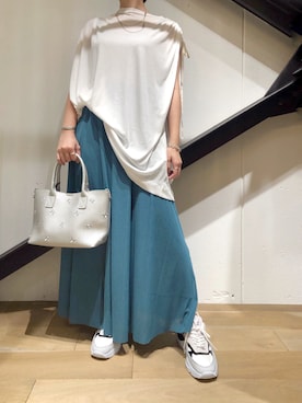 「J.C.M（ジェーシーエム）のアイテム」を使った、T.yukikoさん（レディース・156cm）の夏コーディネート