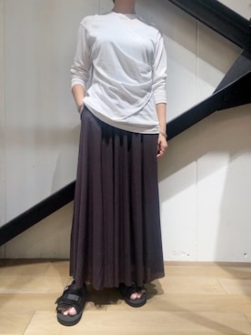 「J.C.M（ジェーシーエム）のアイテム」を使った、T.yukikoさん（レディース・156cm）の夏コーディネート