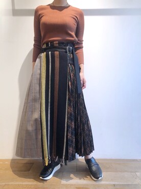 「SPORTMAX CODE（スポーツマックスコード）のアイテム」を使った、T.yukikoさん（レディース・156cm）の秋コーディネート