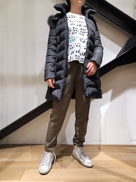 「SPORTMAX CODE（スポーツマックスコード）のアイテム」を使った、T.yukikoさん（レディース・156cm）の秋コーディネート