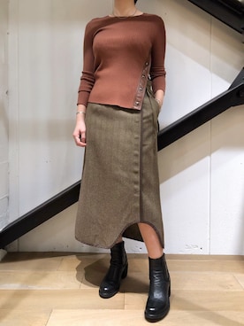 「SPORTMAX CODE（スポーツマックスコード）のアイテム」を使った、T.yukikoさん（レディース・156cm）の秋コーディネート