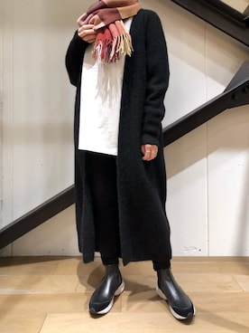 「HOLZWEILER（ホルツワイラー）のアイテム」を使った、T.yukikoさん（レディース・156cm）の冬コーディネート