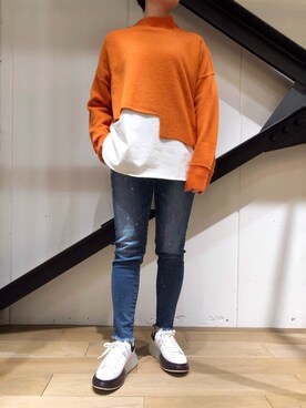 T.yukikoさん（レディース・156cm）の冬コーディネート