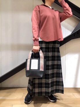 T.yukikoさん（レディース・156cm）の冬コーディネート