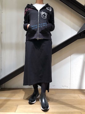 T.yukikoさん(レディース・156cm)の冬コーディネート