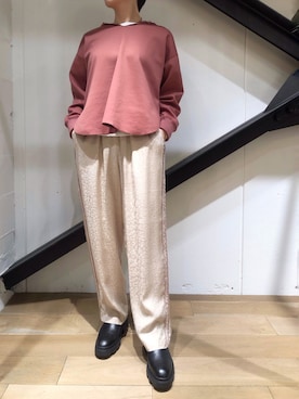 T.yukikoさん（レディース・156cm）の冬コーディネート