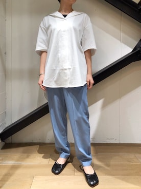 「B2nd」｜「アイテム（バレエシューズ）」を使った、T.yukikoさん（レディース・156cm）の冬コーディネート