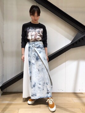 「THE KEIJI（ザ ケイジ）のアイテム」を使った、T.yukikoさん（レディース・156cm）の春コーディネート