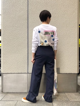 「J.C.M（ジェーシーエム）のアイテム」を使った、T.yukikoさん（レディース・156cm）の春コーディネート