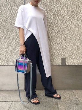 「J.C.M（ジェーシーエム）のアイテム」を使った、T.yukikoさん（レディース・156cm）の春コーディネート