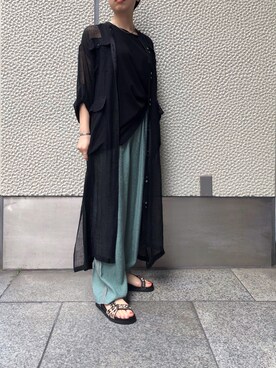 「FEMMENT（ファモン）のアイテム」を使った、T.yukikoさん（レディース・156cm）の春コーディネート