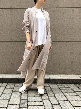 「FEMMENT（ファモン）のアイテム」を使った、T.yukikoさん（レディース・156cm）の春コーディネート