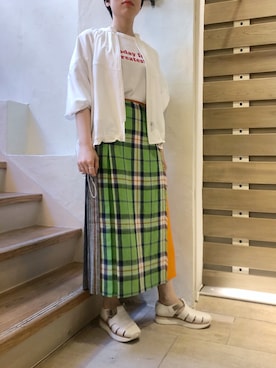 「EARLE（アール）のアイテム」を使った、T.yukikoさん（レディース・156cm）の春コーディネート