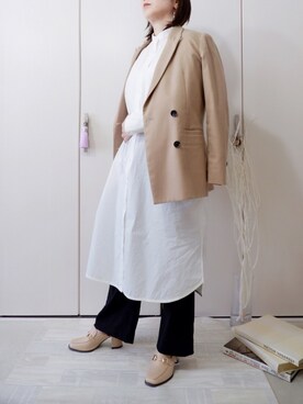 Nano Universe ナノユニバース のシャツワンピースを使った人気ファッションコーディネート Wear