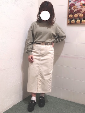 「in the groove（インザグルーヴ）のアイテム」を使った、ଘ sasaki yukino ଓさん（レディース・153cm）の春コーディネート