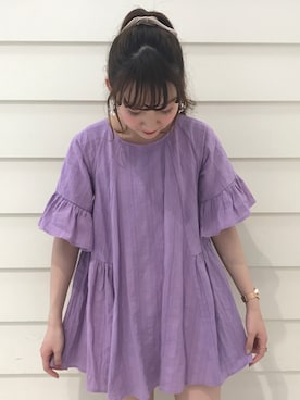 AMI NAKAGAWAさん（レディース・157cm）の夏コーディネート