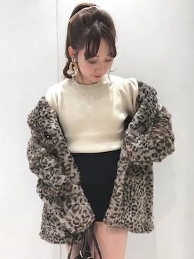 「Chico（チコ）のアイテム（その他アウター）」を使った、AMI NAKAGAWAさん（レディース・157cm）の秋コーディネート
