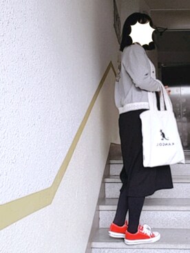 「gray」｜「アイテム（その他アウター）」を使った、MNNVOさん（レディース・157cm）の春コーディネート