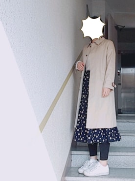 「KEITH（キース）のアイテム（ジャケット/アウター）」を使った、MNNVOさん（レディース・157cm）の春コーディネート