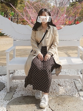 「KEITH（キース）のアイテム（ジャケット/アウター）」を使った、MNNVOさん（レディース・157cm）の秋コーディネート
