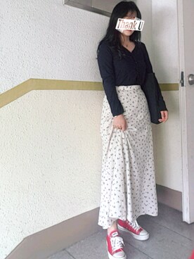 「赤い靴」｜MNNVOさん（レディース・157cm）の春コーディネート