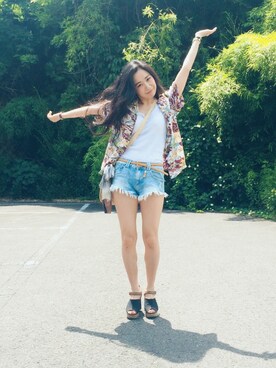 kanaさん（レディース・155cm）の夏コーディネート