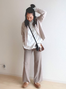 「アイテム（スリッポン）」を使った、kanaさん（レディース・156cm・20代）の春コーディネート