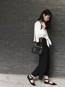 「daily look」｜「アイテム（つなぎ/オールインワン）」を使った、luqianhengさん（レディース・165cm）の冬コーディネート