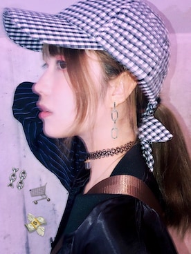 「MONKI（モンキ）のアイテム（アクセサリー）」を使った、luqianhengさん（レディース・167cm）の冬コーディネート
