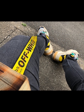 「BALENCIAGA（バレンシアガ）の【関税負担】 BALENCIAGA  大人気♪ Triple S （スニーカー、その他）」を使った、ゆうさん（メンズ・166cm）の春コーディネート